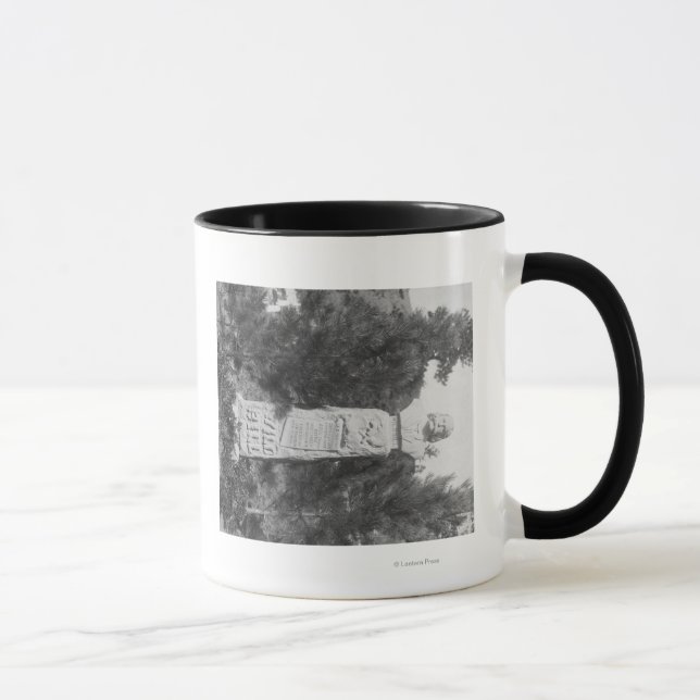 Caneca Título da Fotografia Grave de Bill Hickock (Direita)