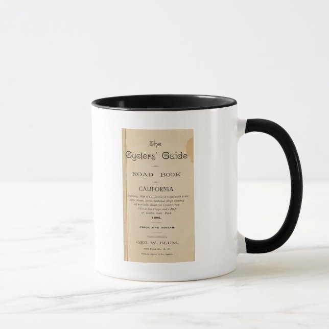 Caneca Título Página de guia de ciclistas (Direita)