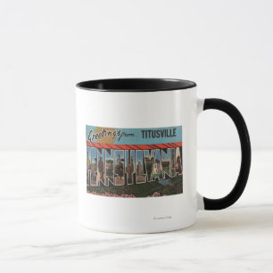 Caneca Titusville, Pensilvânia - grandes cenas da letra