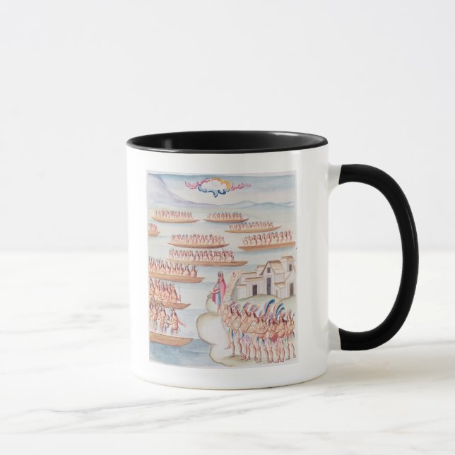 Caneca Tlatelolco e a lagoa (Direita)