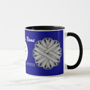 Caneca Tmpl da Fita cinza/Cinza por Kenneth Yoncich