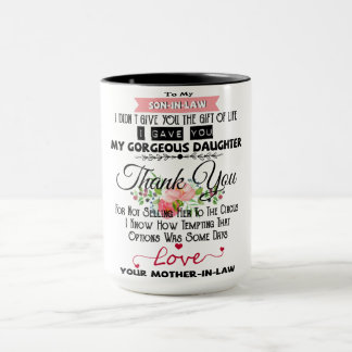 Caneca To My Dear Son In Law I Didn't Give You The Gift