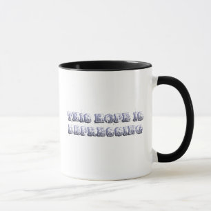 Caneca Toda esta esperança me comprime