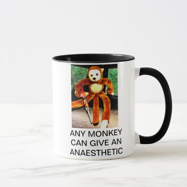 CANECA TODO O MACACO PODE DAR UM ANESTÉSICO (Direita)