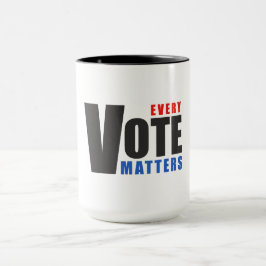 Caneca Todo voto importa - seu voto é seu poder