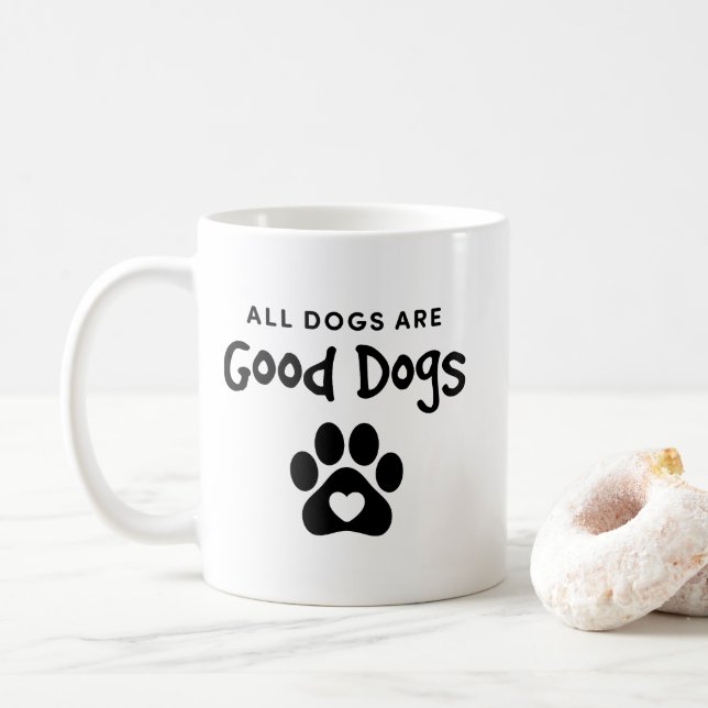Caneca Todos Os Cães São Boas Cães (Com Donut)