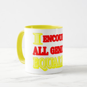 Caneca "TODOS OS GÊNEROS IGUALDADE" - Design de express