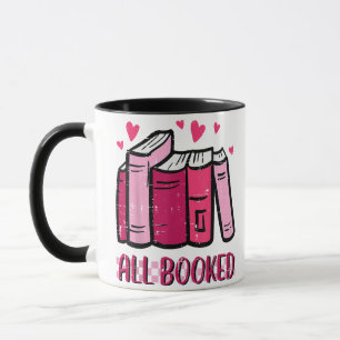 Caneca Todos Reservados Leitura Divertida Livro Bibliotec