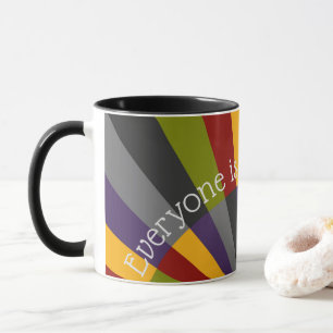 Caneca Todos são bem-vindos aqui Sunrise Sunset Mug