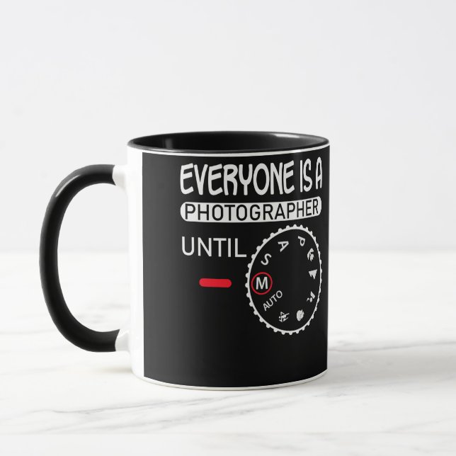 Caneca Todos São Fotógrafos Até O Modo Manual (Esquerda)