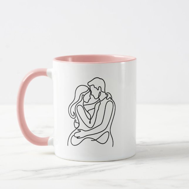 Caneca Together Hearts Speak One Language Mug (Esquerda)