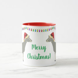 Caneca Toggenburg Dairy Goat Christmas