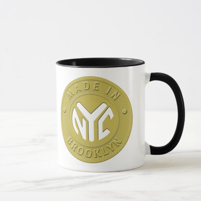 Caneca Token de metrô do Brooklyn (Direita)