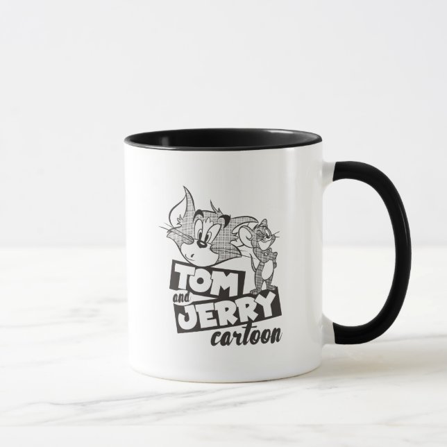 Caneca Tom And Jerry | Tom And Jerry Cartoon (Direita)