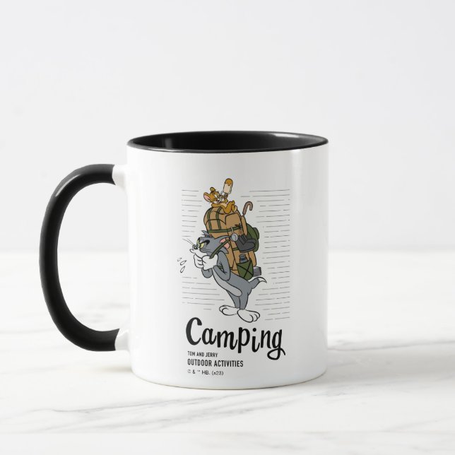Caneca Tom & Jerry Camping (Esquerda)