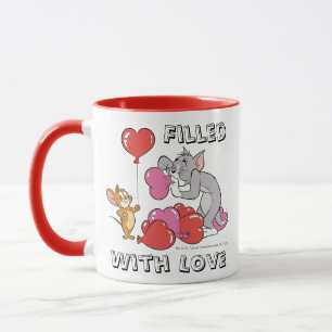 Caneca Tom & Jerry Inflate Valentine Heart Balloons