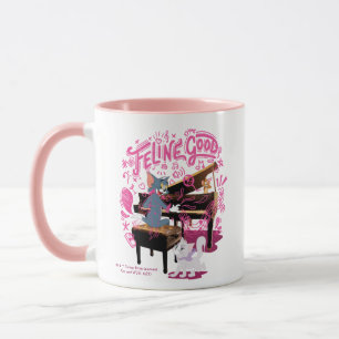 Caneca Tom & Jerry Jogam Piano - Felino Bom