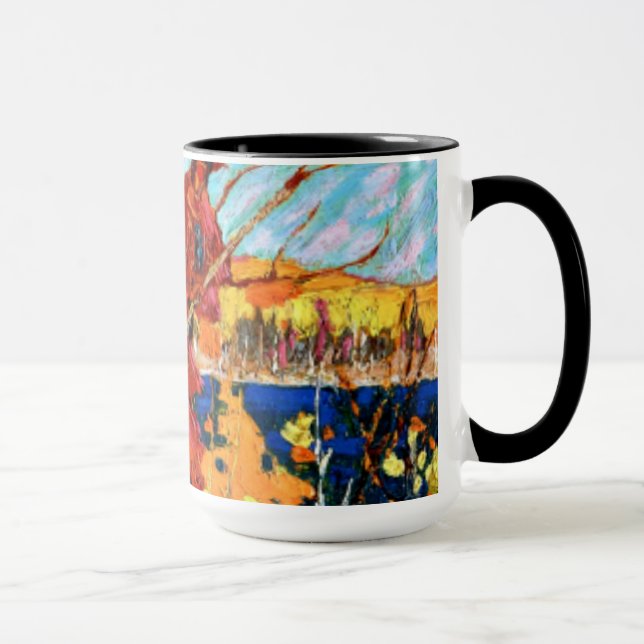 Caneca Tom Thomson - Folhagem do outono (Direita)