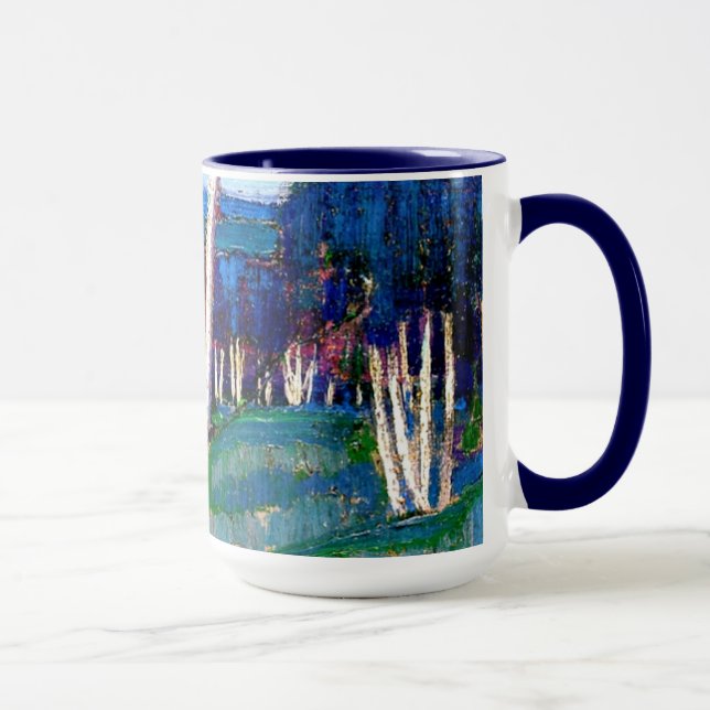 Caneca Tom Thomson - Pássaros Prateados (Direita)