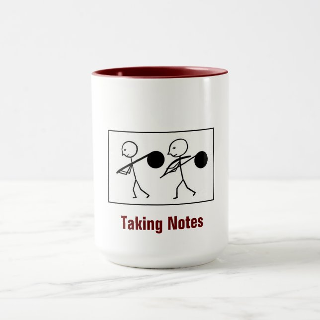 Caneca Tomando Notas: Mug De Café (Centro)