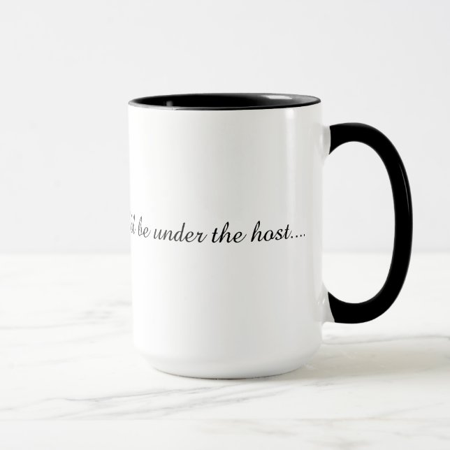 Caneca Tome mais uma bebida e eu estarei sob o anf (Direita)
