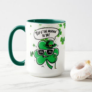 Caneca Top O' The Mornin' Shamrock