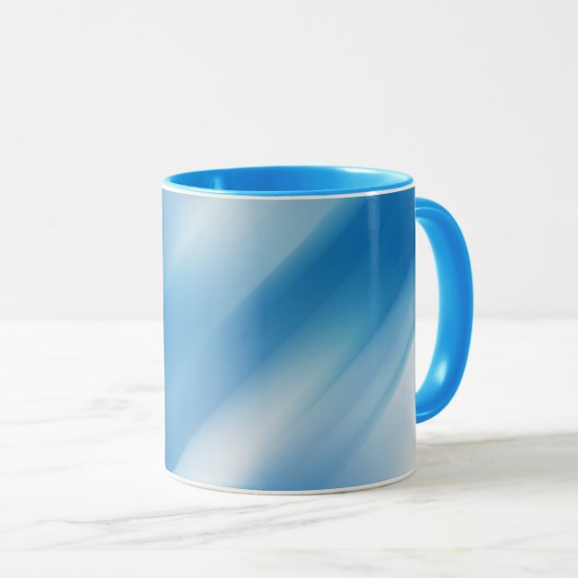 Caneca Topaz azul (Frente Esquerda)