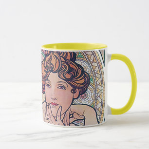Caneca Topaz (Quatro Joias), Alphonse Mucha