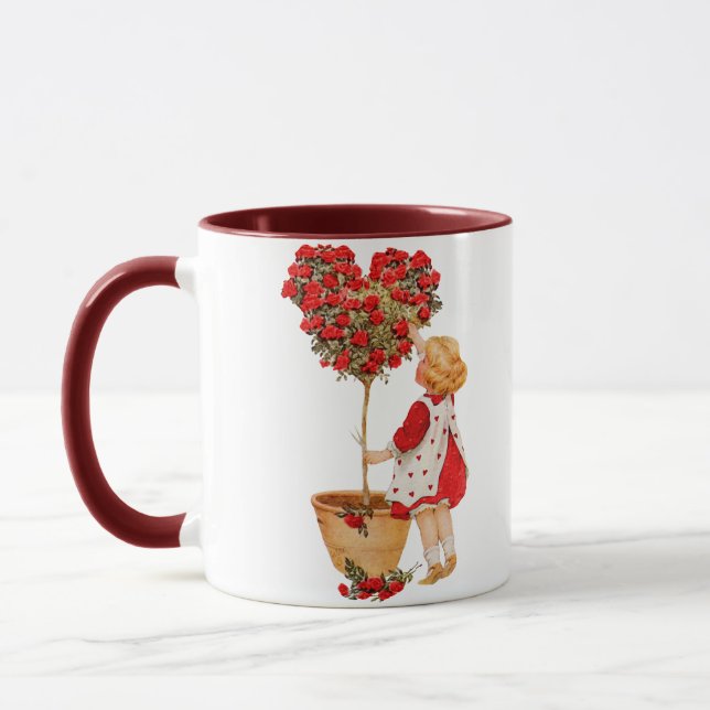 Caneca Tópico em Forma de Coração (Esquerda)