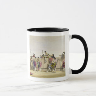 Caneca Toreros que Reposing entre os touros, 1865 (cor l
