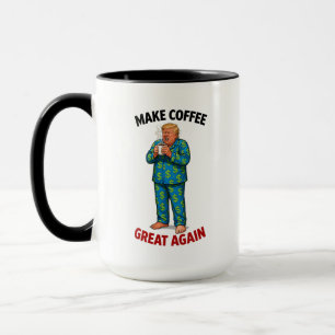 Caneca Torne o Café Grande Novamente - Camiseta Divertida