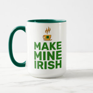 Caneca Torne o meu irlandês legal engraçado