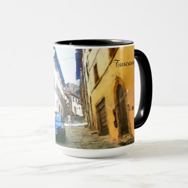 Caneca Toscânia. Italia. Cortona. (Frente Esquerda)