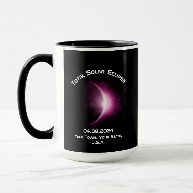 Caneca TOTAL personalizado ECLIPSE SOLAR 2024 (Esquerda)