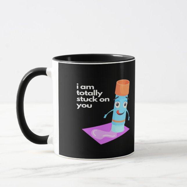 Caneca Totally Stuck On You Bold Romantic Style  (Esquerda)