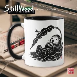 Caneca TOTALMENTE CONTENTE • StillWood • Lontra Marinha