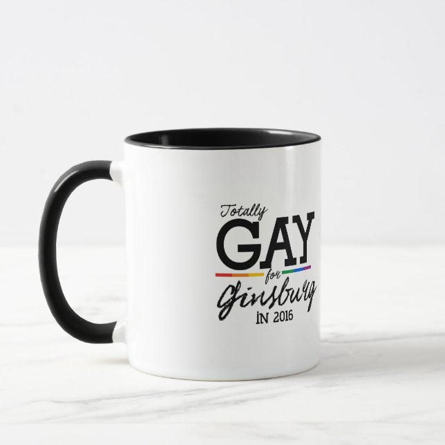 Caneca Totalmente Gay por Ginsburg 2016 (Esquerda)