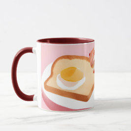 Caneca Toucinho e ovos e torrada
