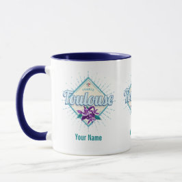 Caneca Toulouse City France Retro Violets Vintage Souveni