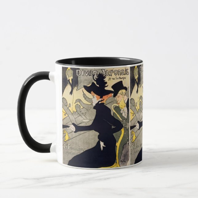 Caneca Toulouse-Lautrec - Divan Japonês (Esquerda)