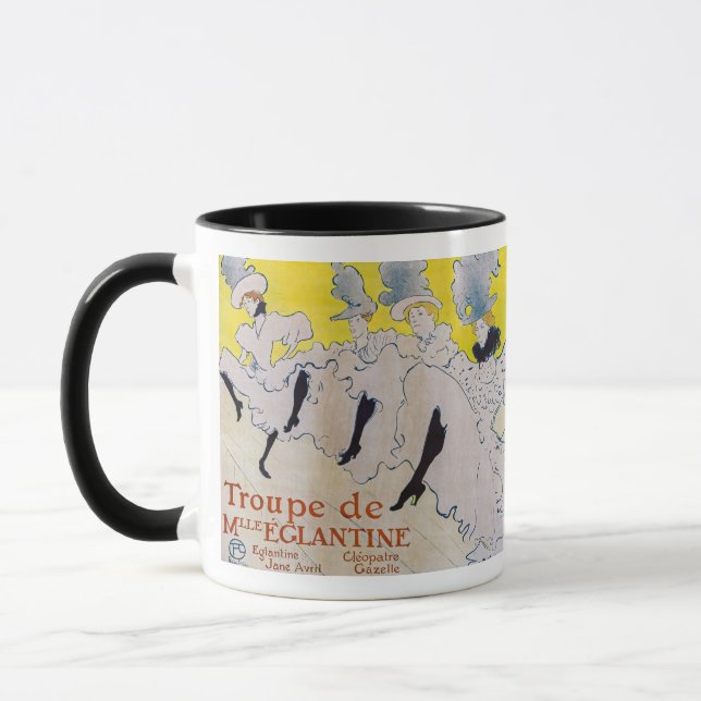Caneca Toulouse-Lautrec - Troupe de Mlle Eglantine (Esquerda)