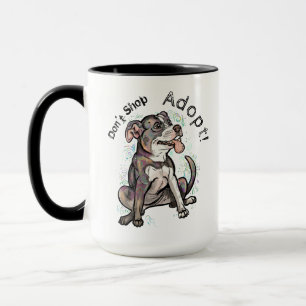 Caneca Touro Bonito "Adote!, não compre"