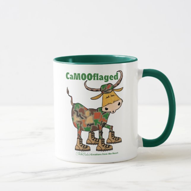 Caneca Touro Camouflage (Direita)