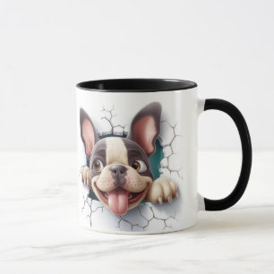 Caneca Touro francês bonito