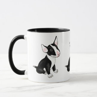 Caneca Touro Negro terrier cachorrinho
