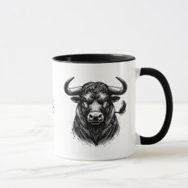Caneca Touro O Touro Presente de Astronomia Zodíaco