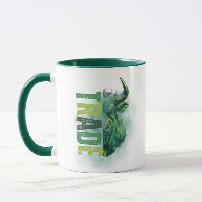 Caneca Touro verde | Trade Design | Mármore (Esquerda)