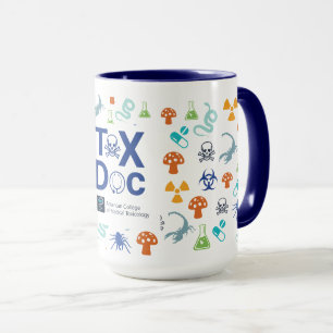 Caneca Tox Doc Mug, Blue Tone, 15 oz.