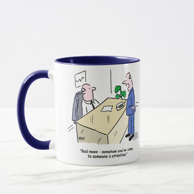 Caneca Trabalhador Engraçado do Office (Esquerda)