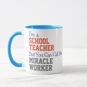 Caneca Trabalhador Milagroso Professor Escola